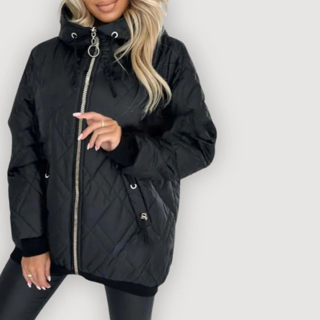MAURA – QUILTED HOODED JACKET