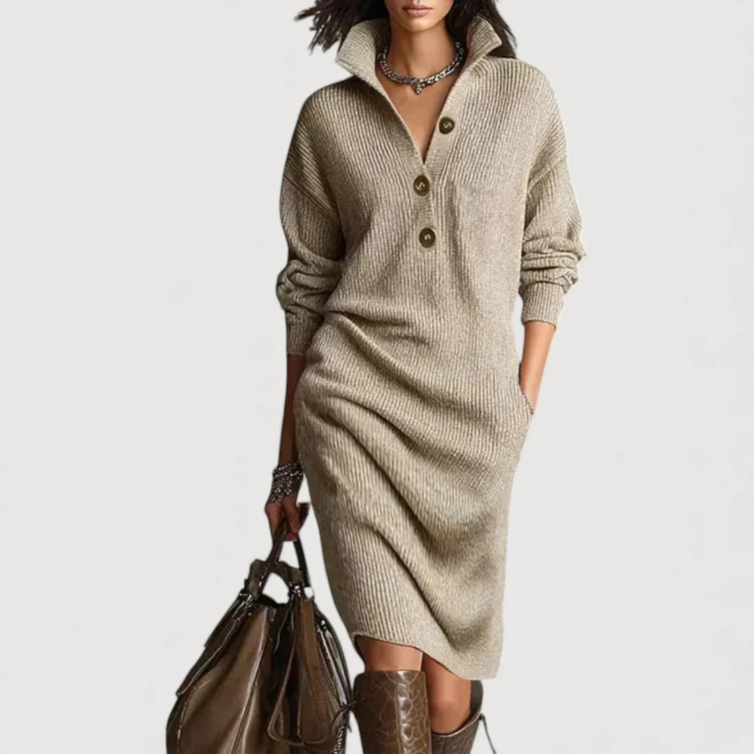 ALAYA – COSY KNIT DRESS