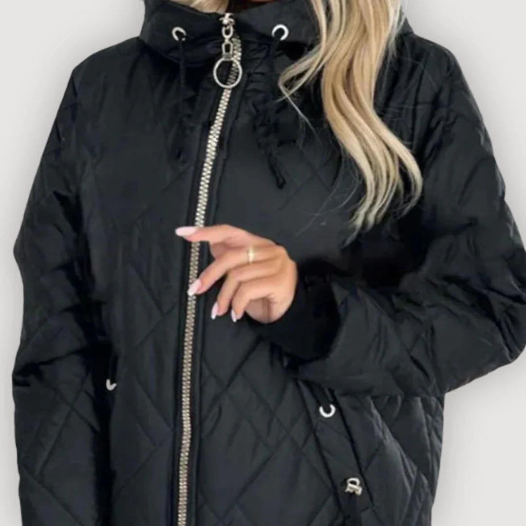 MAURA – QUILTED HOODED JACKET