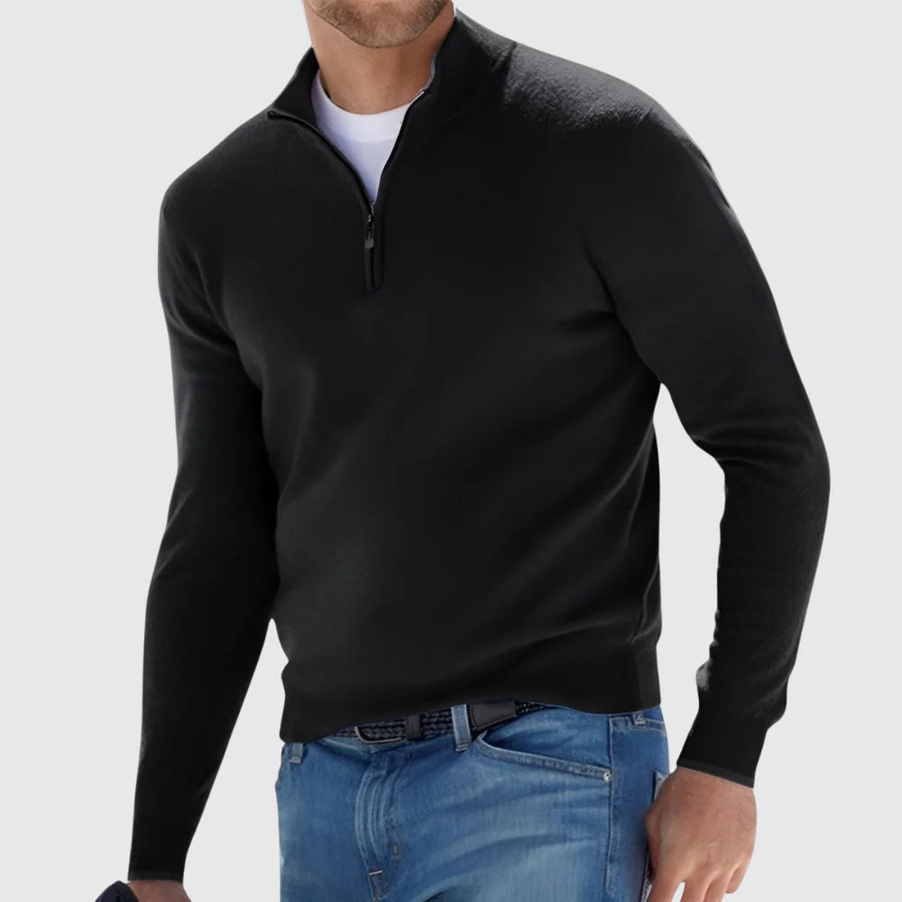 ADRIAN LUXE ZIP-UP PULLOVER