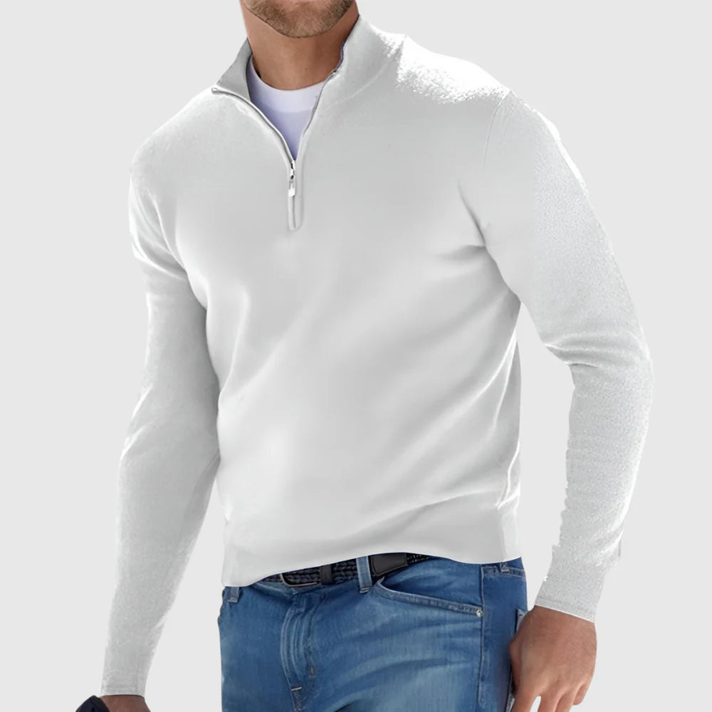 ADRIAN LUXE ZIP-UP PULLOVER